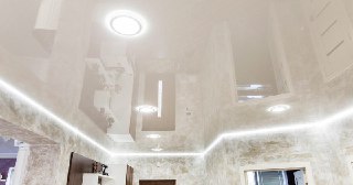 Натяжной ПВХ потолок Орехово-Зуево, цена от 2072 руб.